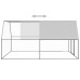 vidaXL Jaula gallinero de exterior de acero galvanizado 3x4x2 m