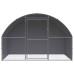 vidaXL Gallinero de exterior de acero galvanizado 3x2x2 m