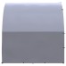 vidaXL Gallinero de exterior de acero galvanizado 3x2x2 m