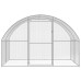 vidaXL Gallinero de exterior de acero galvanizado 3x2x2 m