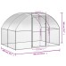 vidaXL Gallinero de exterior de acero galvanizado 3x2x2 m
