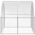 vidaXL Gallinero de exterior de acero galvanizado 3x4x2 m