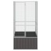 vidaXL Jaula de pájaros acero galvanizado antracita 111x107x211,5 cm