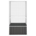 vidaXL Jaula de pájaros acero galvanizado antracita 111x107x211,5 cm