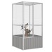 vidaXL Jaula de pájaros acero galvanizado gris 111x107x211,5 cm