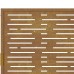 vidaXL Puerta de jardín 100x75 cm de acero corten con diseño cuadrado