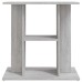 vidaXL Soporte para acuario Sonoma gris 60x30x60 cm Madera sintética