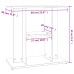 vidaXL Soporte para acuario Sonoma gris 60x30x60 cm Madera sintética
