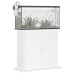 vidaXL Soporte para acuario madera de ingeniería blanco 81x36x73 cm