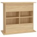 vidaXL Soporte para acuario de roble Sonoma 81x36x73 cm de madera de ingeniería