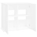vidaXL Soporte para acuario madera de ingeniería blanco 81x36x73 cm