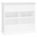 vidaXL Soporte para acuario madera de ingeniería blanco 81x36x73 cm