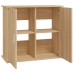 vidaXL Soporte para acuario de roble Sonoma 81x36x73 cm de madera de ingeniería