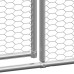 vidaXL Jaula gallinero de exterior de acero galvanizado 2x4x2 m