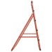 vidaXL Red de rebote ajustable para fútbol acero y PE 96x80x96 cm