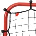 vidaXL Red de rebote ajustable para fútbol acero y PE 96x80x96 cm