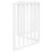 vidaXL Puerta para perros plegable 3 paneles madera álamo blanca 150cm