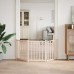 vidaXL Puerta para perros plegable 3 paneles madera de abeto 150 cm