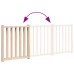 vidaXL Puerta para perros plegable 3 paneles madera de abeto 150 cm