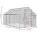 vidaXL Pajarera de aluminio gris antracita 1,79x4x1,85 m