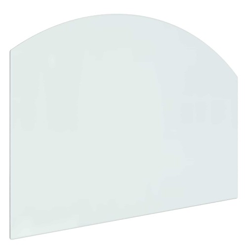 vidaXL Placa de vidrio para chimenea Transparente 80 x 60 cm Cristal