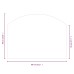 vidaXL Placa de vidrio para chimenea Transparente 80 x 60 cm Cristal