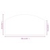 vidaXL Placa de vidrio para chimenea Transparente 100 x 50 cm Cristal