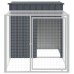vidaXL Jaula para gallinas con corral antracita 110x201x110 cm acero galvanizado