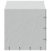 vidaXL Perrera de exterior con toldo acero galvanizado plata 2x2x2,5 m