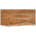 vidaXL Estante pared rectangular madera acacia borde vivo 40x20x2,5 cm