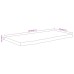 vidaXL Estante pared rectangular madera acacia borde vivo 40x20x2,5 cm