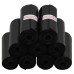 vidaXL Bolsas para cacas de perro 750 uds PE negro 30x20 cm