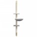 vidaXL Árbol rascador para gatos de pared gris claro 142,5 cm
