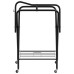 vidaXL Soporte de montura plegable de pie independiente hierro negro