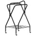 vidaXL Soporte de montura plegable de pie independiente hierro negro
