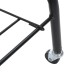 vidaXL Soporte de montura plegable de pie independiente hierro negro