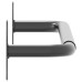 vidaXL Soporte para manta de montura negro hierro