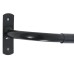 vidaXL Soporte para manta de montura negro hierro