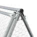 vidaXL Jaula para gallinas acero galvanizado plateado 200x105x91 cm