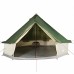 vidaXL Tienda de campaña familiar tipi 6 personas impermeable verde