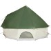 vidaXL Tienda de campaña familiar tipi 6 personas impermeable verde