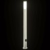 vidaXL Baliza luminosa con sensor y toma de corriente, 110 cm, acero inoxidable, IP44