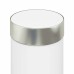vidaXL Baliza luminosa con sensor y toma de corriente, 110 cm, acero inoxidable, IP44