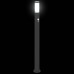 vidaXL Baliza luminosa con sensor de movimiento, 110 cm, acero inoxidable, IP44
