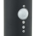 vidaXL Balizas de luz con sensor y tomacorriente, 3 unidades, 80 cm, acero inoxidable, IP44