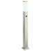 vidaXL Balizas luminosas con sensor, 3 unidades, 80 cm, acero inoxidable, IP44