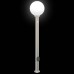 vidaXL Balizas de luz con sensor y tomacorriente, 3 unidades, 120 cm, acero inoxidable, IP44
