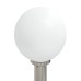 vidaXL Balizas de luz con sensor y tomacorriente, 3 unidades, 120 cm, acero inoxidable, IP44