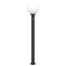 vidaXL Balizas luminosas con sensor, 3 unidades, 120 cm, color negro, IP44