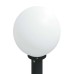 vidaXL Balizas luminosas con sensor, 3 unidades, 120 cm, color negro, IP44